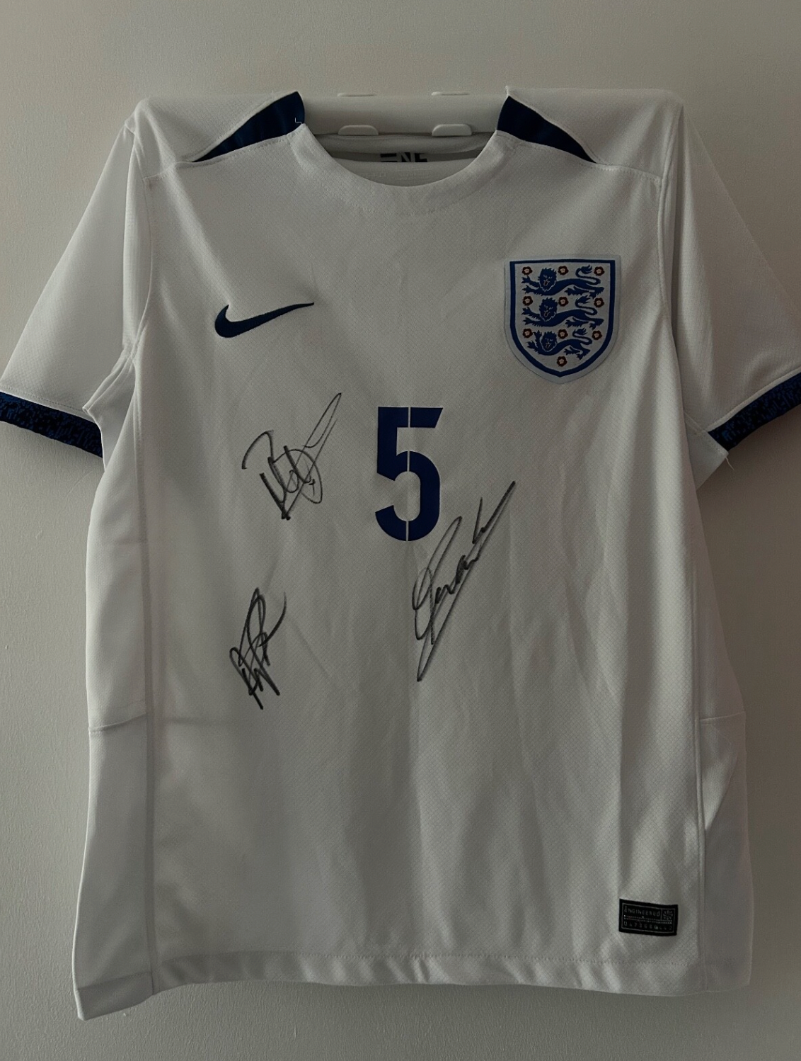 England Women signed Shirt *KIRBY, BRIGHT, PARRIS* VIDEO PROOF