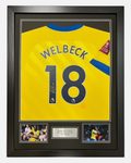 Danny Welbeck Brighton Signed Shirt Framed *PLAYER ISSUED* *RARE* CLUB COA