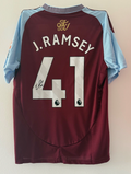 Jacob Ramsey Aston Villa Signed shirt *PHOTO PROOF OF SIGNING INCLUDED*
