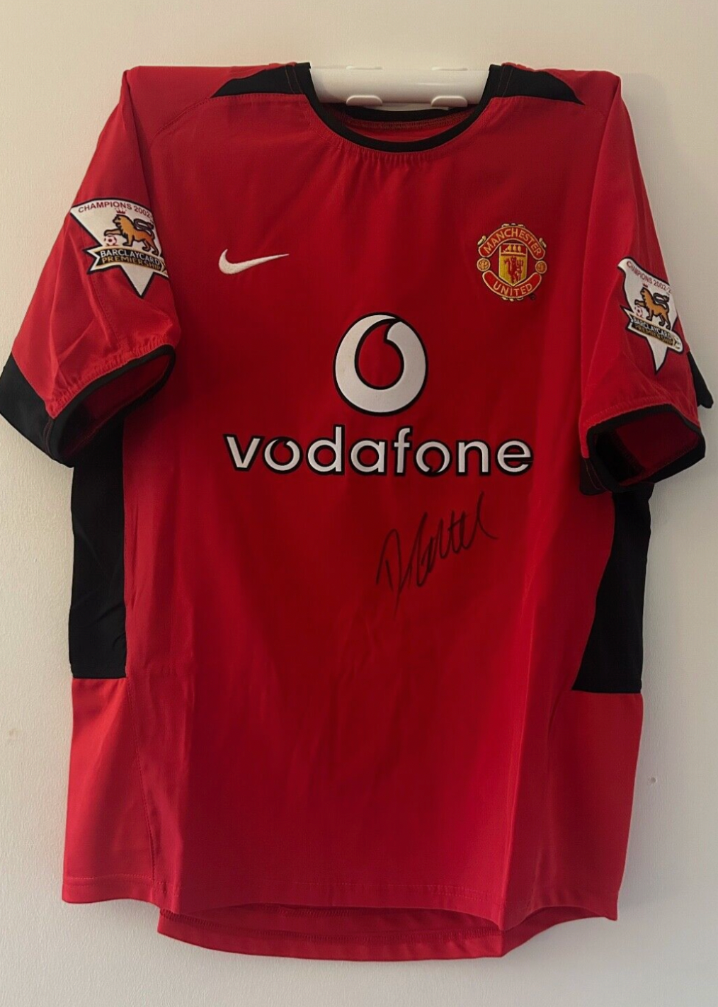 Darren Fletcher Manchester United Signed Shirt *EXACT VIDEO PROOF INCLUDED*