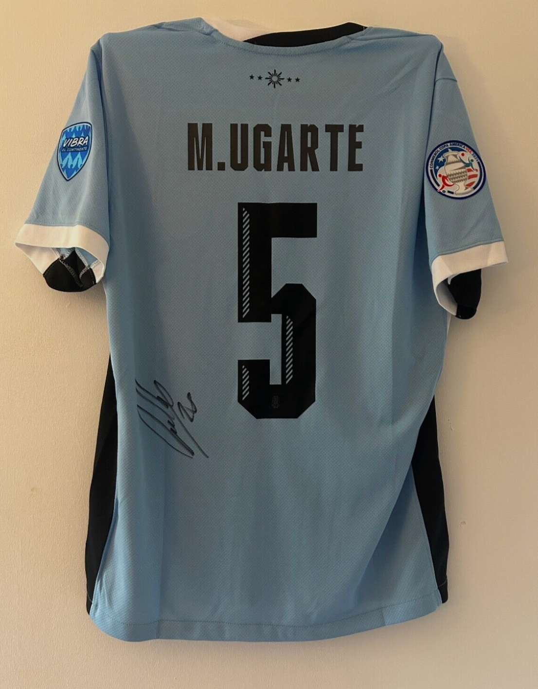 Manuel Ugarte Uruguay Signed Shirt *EXACT VIDEO PROOF* *RARE*