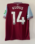 Mohammed Kudus West Ham signed shirt *PROOF*