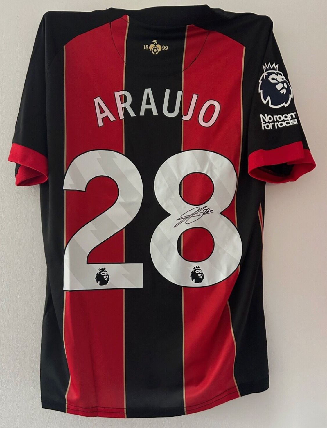 Julian Araujo Bournemouth Signed Shirt *PROOF INCLUDED*