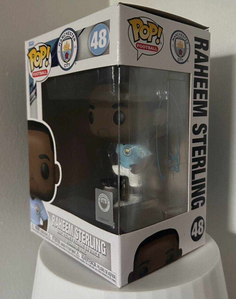 Raheem Sterling Signed FUNKO POP *EXACT VIDEO PROOF*