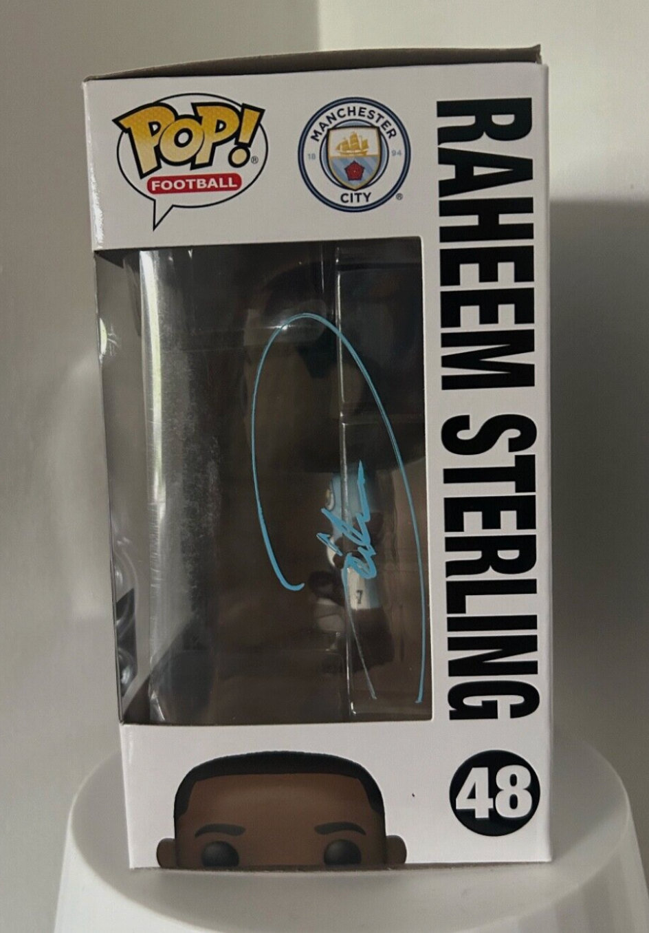 Raheem Sterling Signed FUNKO POP *EXACT VIDEO PROOF*