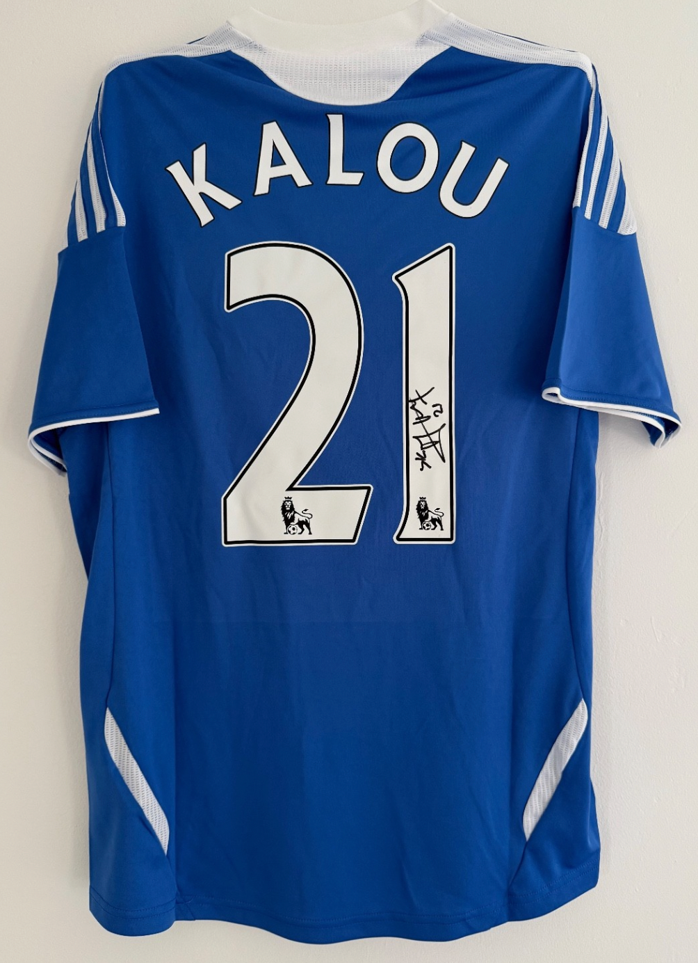 Solomon Kalou Chelsea Signed Shirt *EXACT PROOF* RARE CHELSEA LEGEND