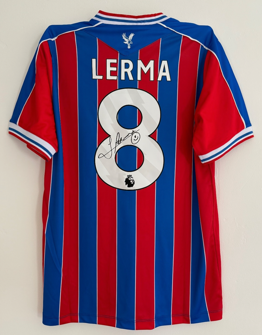 Jefferson Lerma Crystal Palace Signed Shirt *EXACT VIDEO PROOF* 25/26 Home Shirt