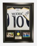 Luka Modric Real Madrid Signed Shirt FRAMED *CHAMPIONS LEAGUE MEDAL* RARE+PROOF