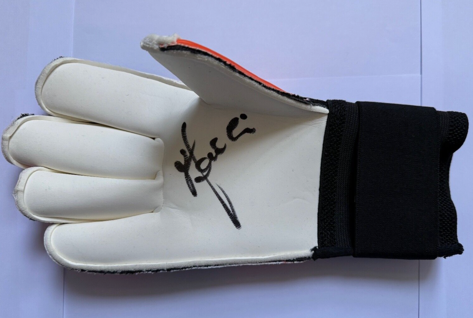 Valerio Fiori Signed Goalkeeper glove *EXACT VIDEO PROOF OF SIGNING* LAZIO MILAN
