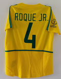 Roque Jr Brazil Signed Shirt *RARE* *EXACT VIDEO PROOF* 02 WORLD CUP WINNER