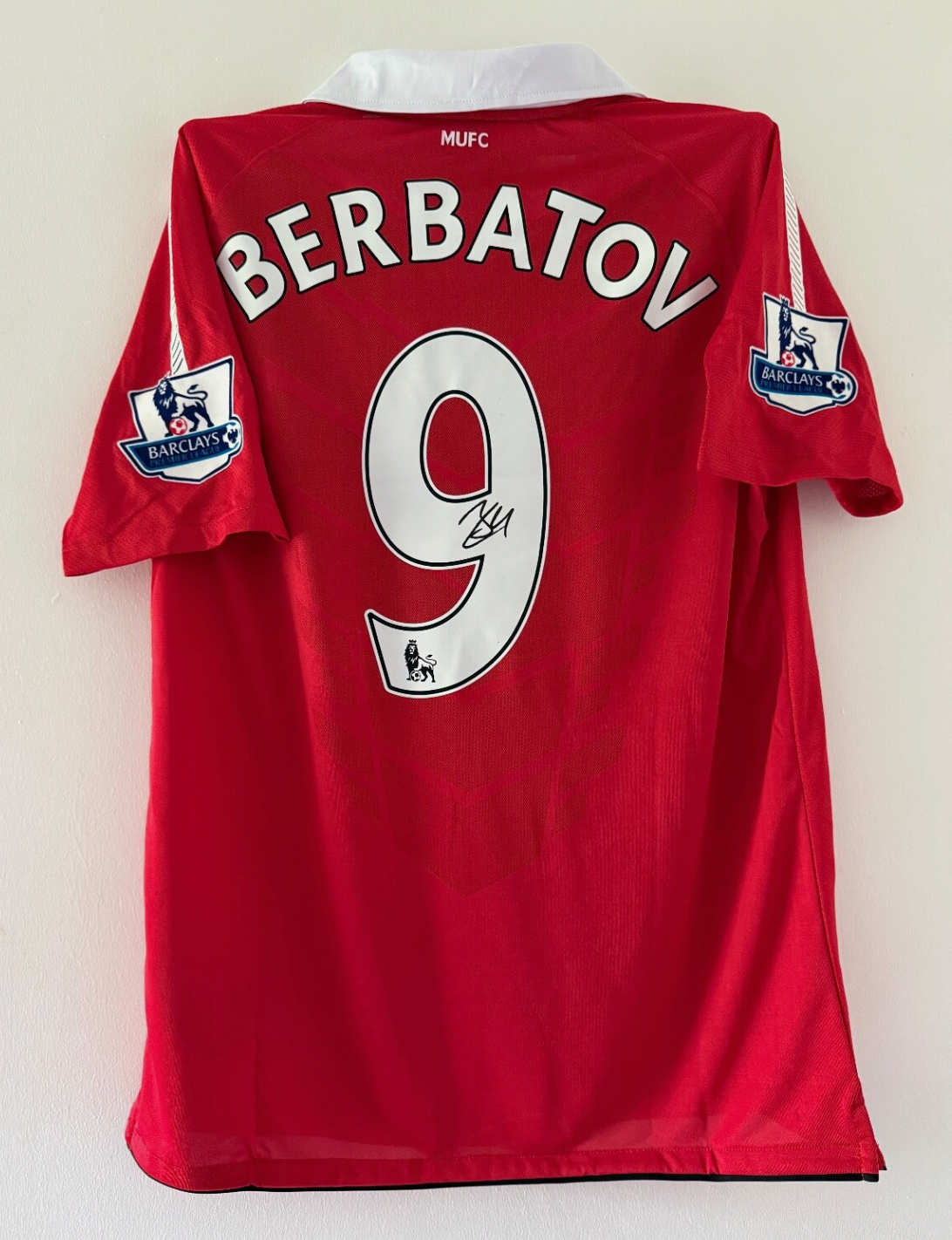 Dimitar Berbatov Manchester United Signed Shirt *RARE* *EXACT VIDEO PROOF*
