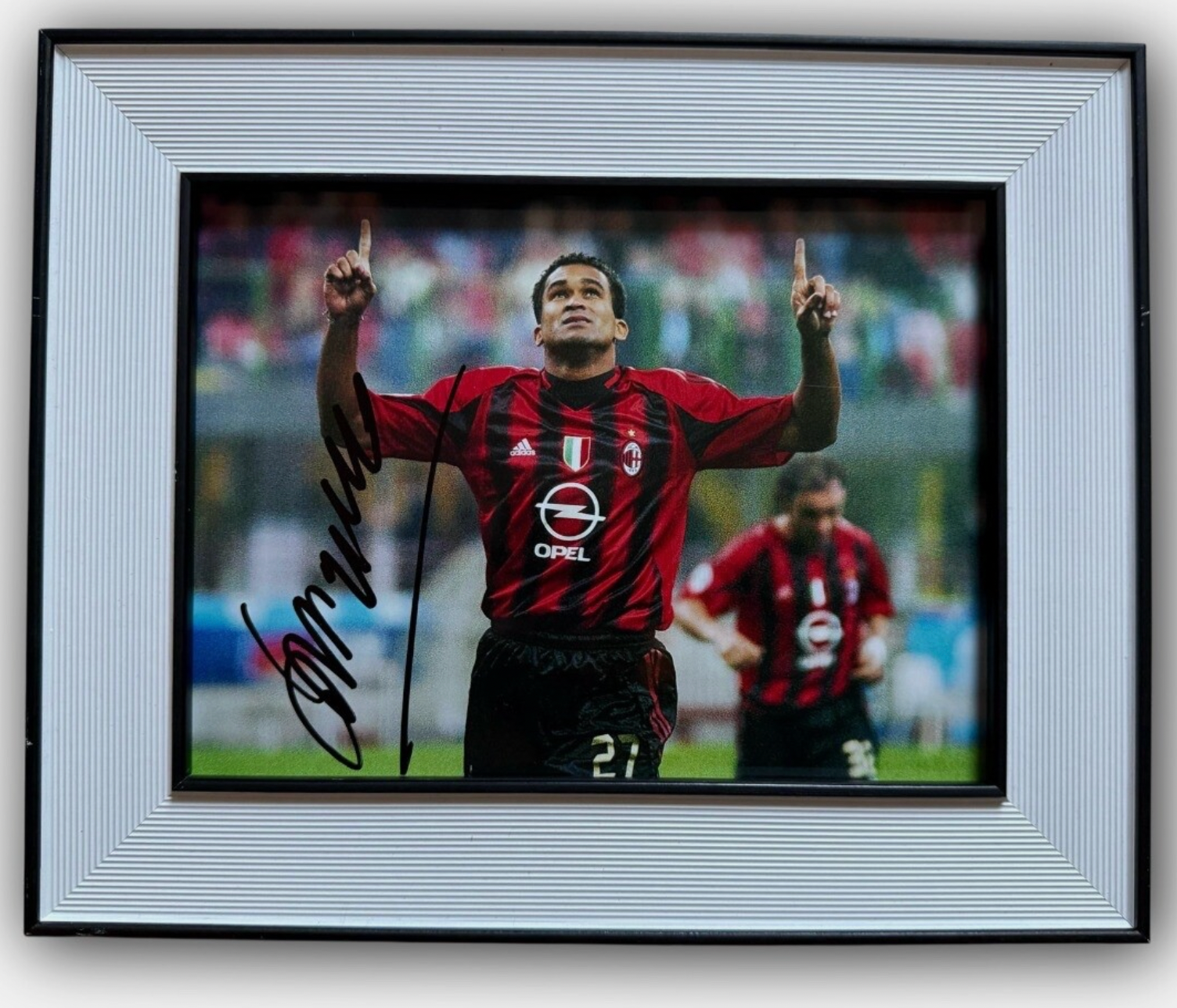 Serginho AC Milan Signed Photo Framed *EXACT VIDEO PROOF*