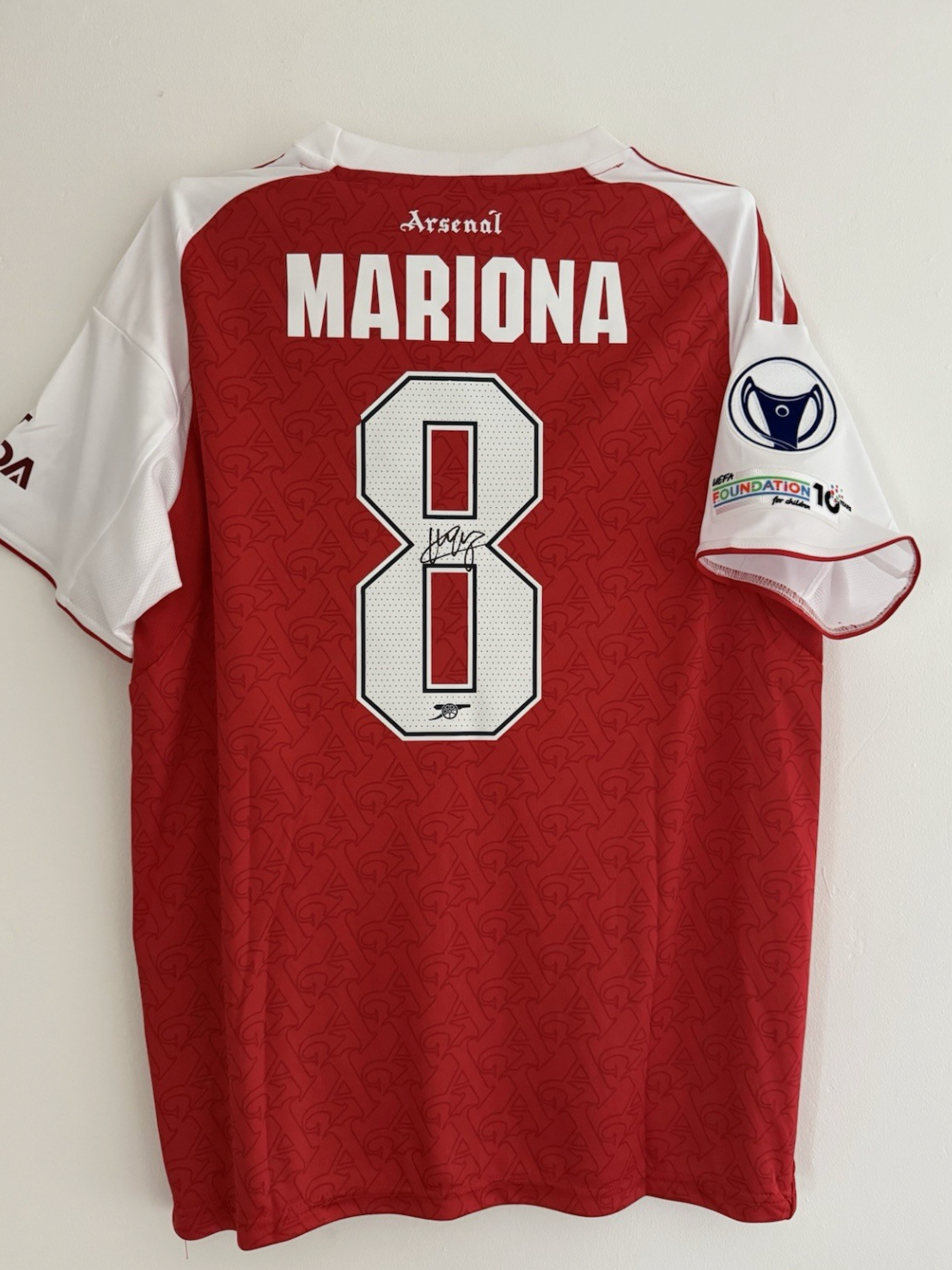 Mariona Caldentey Arsenal Women Signed Shirt *RARE* PROOF & COA