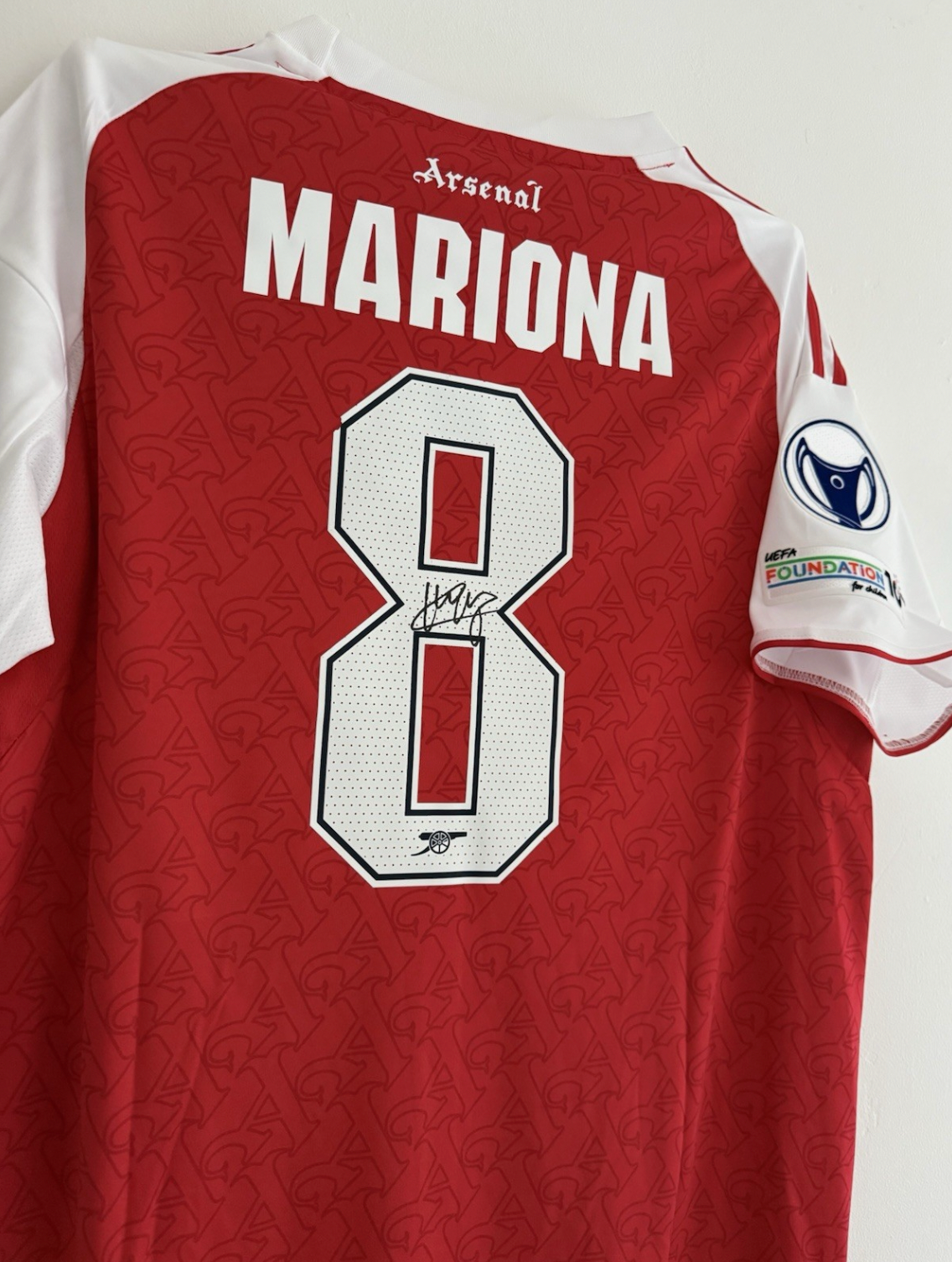 Mariona Caldentey Arsenal Women Signed Shirt *RARE* PROOF & COA