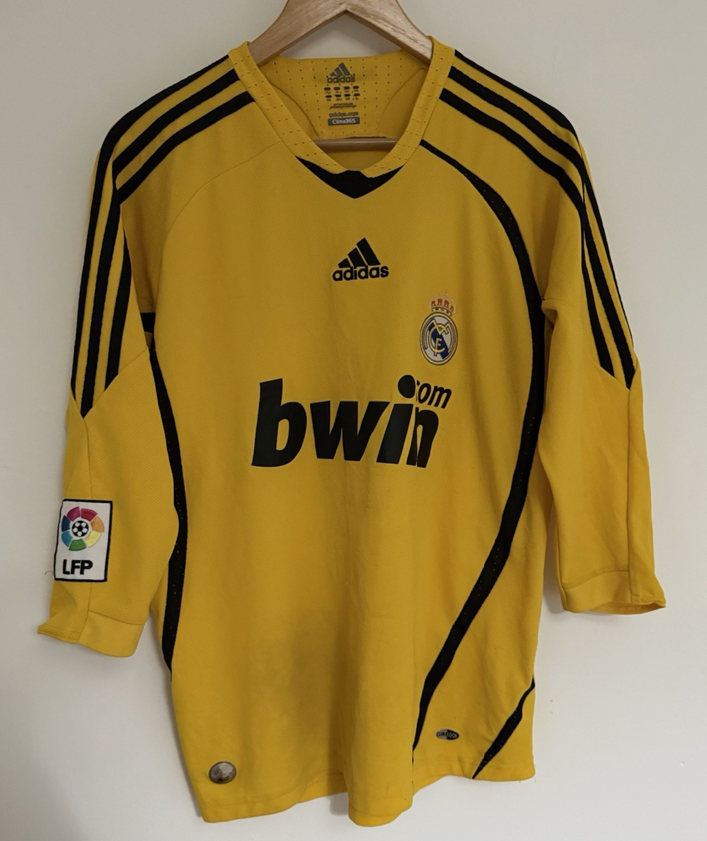 Iker Casillas Real Madrid Signed Shirt Goalkeeper 08/09 *RARE*VIDEO PROOF & COA